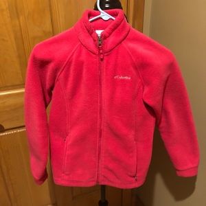 Girls Columbia fleece jacket